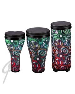 Remo Festival Drum 3 Pack - Tribal Green