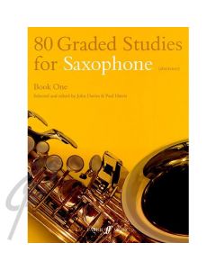 80 Graded Studies For Saxophone Book One