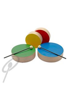 Rohema Coloured Wood Drums w/2 Mallets