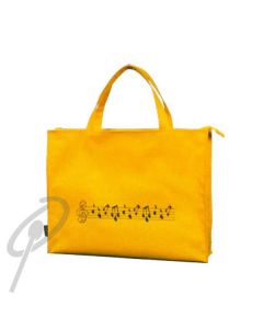 Payton Carry Bag - Wide Yellow w/Notes