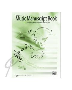 Music Manuscript Book 12 stave 64 pgs