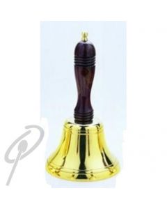 Hand Bell 150mm diam.Brass.Bk handle