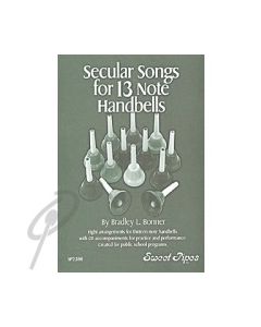 Secular Songs for 13 note Hand Bells Book/CD