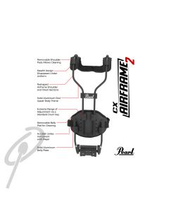 Pearl Air Frame Frame Pipe Snare Carrier