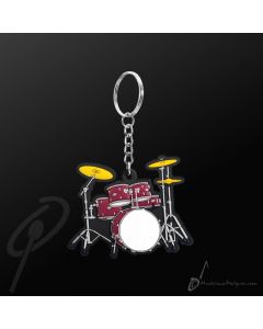 Key Chain Drumkit Red