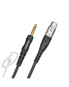 DAddario 25ft Cust. Ser XLR-to-1/4 Mic