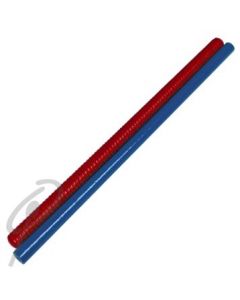 AMS Rhythm Sticks - 1 Plain 1 Ribbed Blue/Red