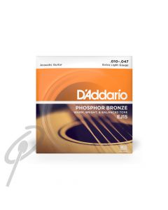 DAddario EJ15 Acoust Guit E-Light 10-47