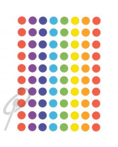 Rainbow Colour Scheme Stickers (10 pack)