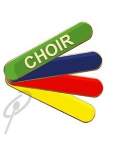 Choir Badge Red Bar