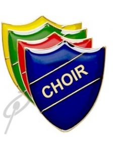 Choir Badge Blue Shield