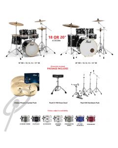 Pearl Export Kit Package w/PZ Cymbals