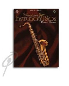 Christmas Instrumental Solos Tenor Sax Book/Cd 