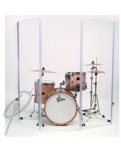 Gibraltar 5-Pc Acrylic Drum Shield 1.67m
