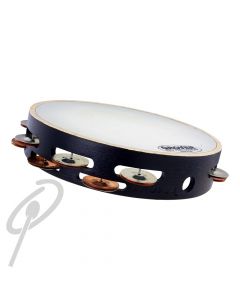 Grover Tambourine10" Silver/Bronze Dbl Row Synthetic head