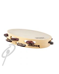 Grover 10" Hybrid Silver Bamtamweight Tambourine