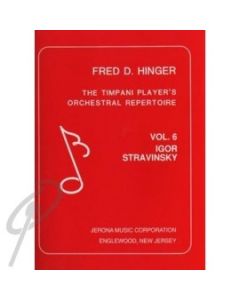 Timpani Orchestral Repetoire - Volume 6 Stravinsky