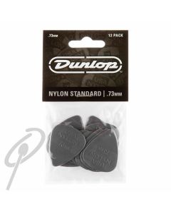 Dunlop Picks Nylon Greys 0.73mm 12pk