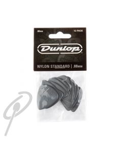 Dunlop Picks Nylon Greys 0.88mm 12pk