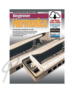 Progressive Beginner Harmonica Book w/Online Access