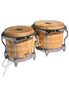 LP Generation II Pro Bongos - Natural Finish Chrome