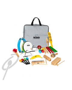 Nino 23 piece Rhythm Set with Bag-silver