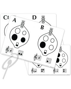 Ocarina Flashcard Set A4