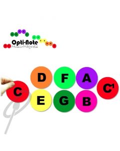 Opti-Note Magnets 100mm Pk 40 inc Bb&F#