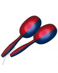 Optimum 16cm Med Size Red/Blue Maracas