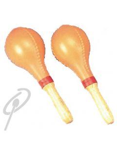 Optimum Maracas Orange Oval Plastic