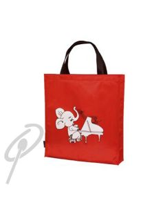 Payton Carry Bag - Red Elephant on Piano