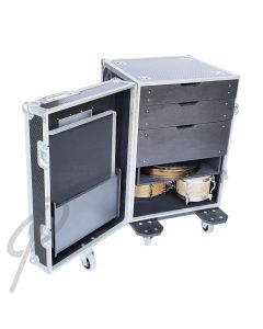 Optimum 4 Drawer Percussion Case w/Trap Table & Fixed/Hinged Door
