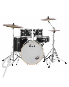 Pearl Export 20,10,12,14 Jet Black no cyms