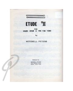 Etude #2 for Snare Drum + 2 Tom-Toms
