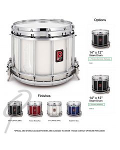 Premier HTS 14x12 Snare Lacquer Chrome