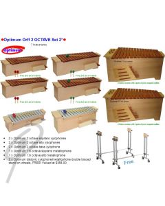 Optimum Orff Keyboard Set 2A - 2 oct