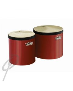 Remo 6+7 Bongos Red Pre Tuned