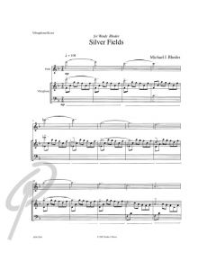 Silver Fields for Vibraphone / Flute