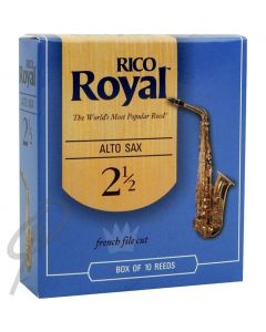 Rico Royal Alto Saxophone Reeds-Grde 2.5