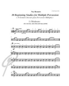 10 Beginning Studies for Multiple Percussion