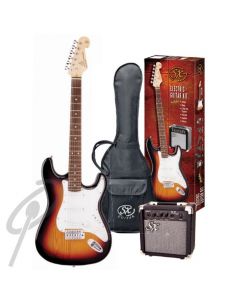 SX 4/4 Elec Guitar w/10W Amp Blue