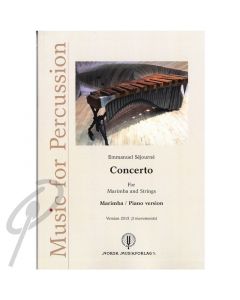 Concerto for Marimba & Strings (Pno red.) NEW