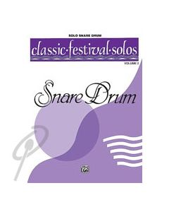Classic Festival Solos Unaccompanied Snare Volume 2