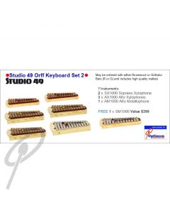 Studio 49 Orff Keyboard Set 2G