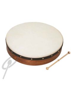 Waltons 18" Bodhran Plain head Natural stain