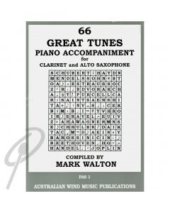66 Great Tunes Piano Accompaniment for Clar/Alto Sax