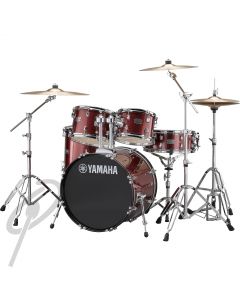 Yamaha Rydeen 20,10,12,14 Drum Kit Burgundy Glitter