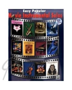 Easy Popular Movie Solos for Alto Sax Book/CD