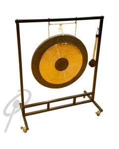 Optimum 36 Gong stand Squ. w/wheels