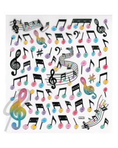 GREVILLEA stickers music notes staff